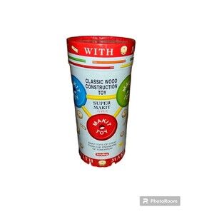 Schylling Makit Wooden building toys tinker toys stem toys